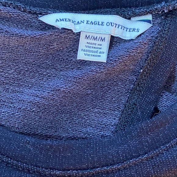 American Eagle Tulip Hem Back Sweatshirt - M - Picture 3 of 4
